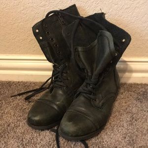 Steve Madden combat boots